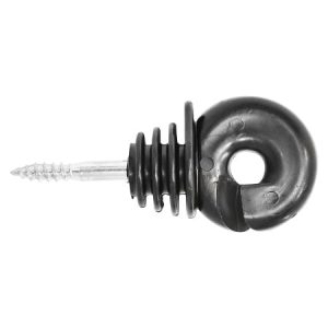 Izolator inelar compact negru fi 5.9mm 91x40mm gard electric