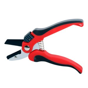 Foarfeca vie lata cu arc si maner bimaterial 19 mm