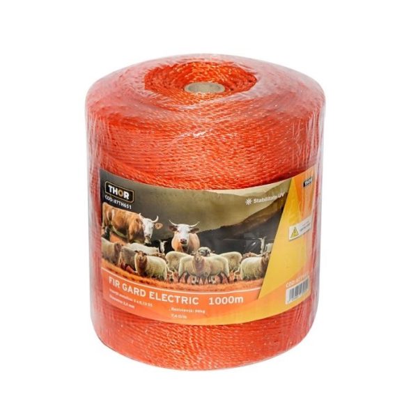 Rola fir portocaliu fi 2.5mm insertie metalica 3x0.15mm SS 87TH651