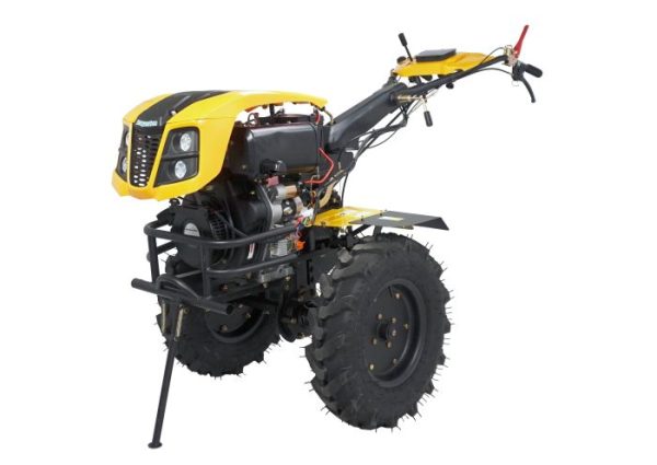 Motocultor ProGARDEN Campo 1273 Alpine, 12 CP, diesel, pornire electrică, 2 prize de putere