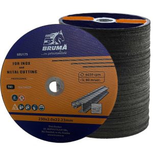 Set 20 Discuri debitare inox și metal Brumă BRU175 230×2 mm
