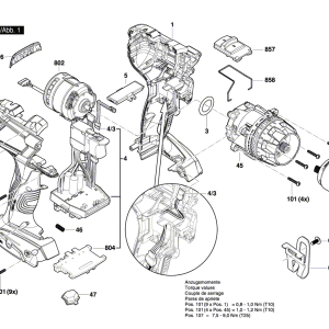 Carcasa Bosch 2609101604