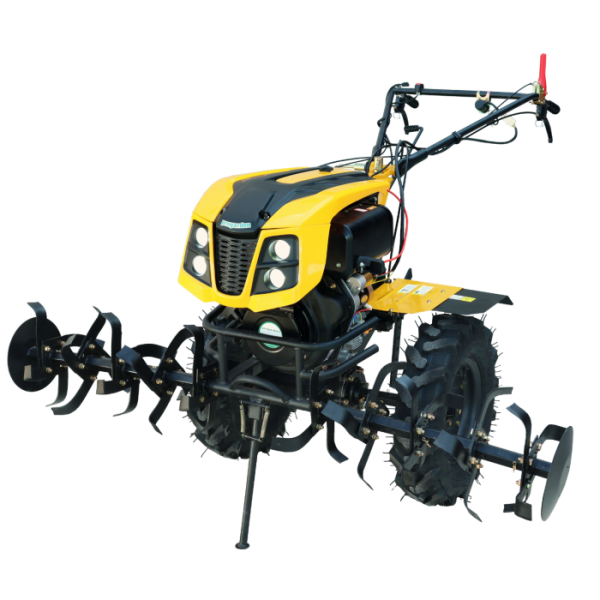 Motocultor ProGARDEN Campo 1273 Alpine, 12 CP, diesel, pornire electrică, 2 prize de putere - imagine 4
